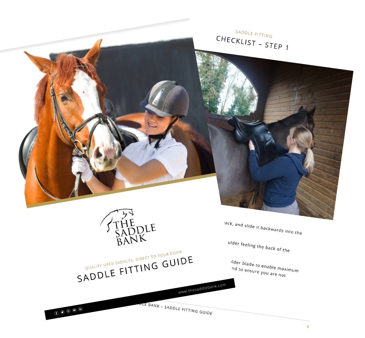 Free saddle fitting guide screenshots