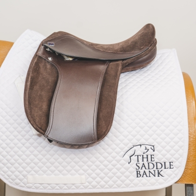 Image of 16 inch GFS Monarch Trophy Pony Show Suede S672 Brown Adjustable