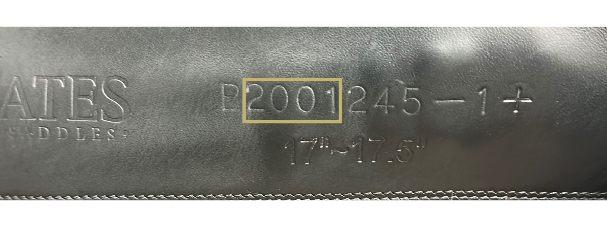 How to decode a Bates Serial Number - Horse Blog | The Saddle Bank