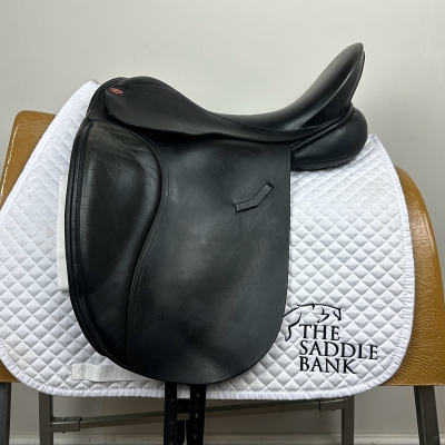 Image of 17.5 inch Jeffries Liberty Dressage Black Extra Wide
